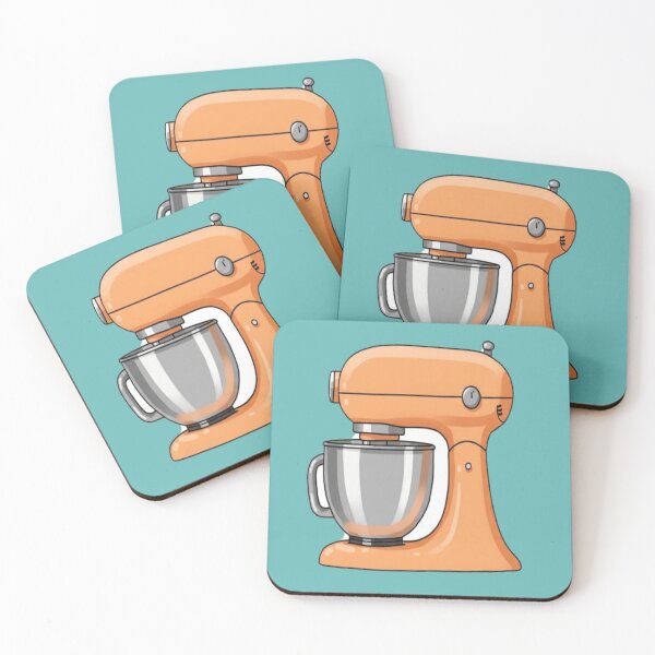 Item preview, Light Orange kitchen mixer designed and sold by StickersRyous.