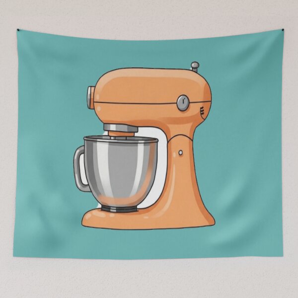 Item preview, Light Orange kitchen mixer designed and sold by StickersRyous.
