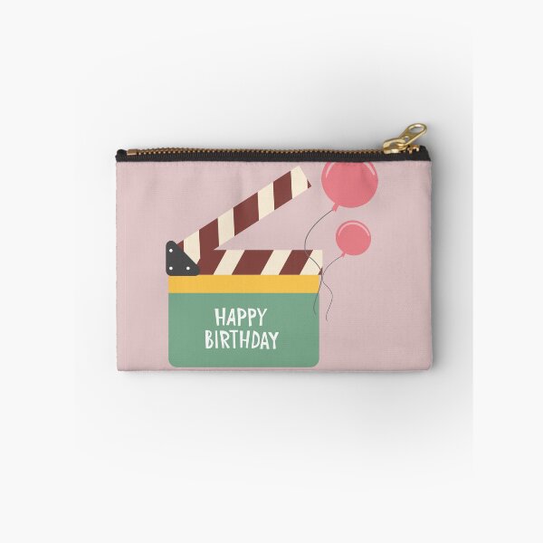 Item preview, Movie clapper board with Happy Birthday and Ballons designed and sold by AlginaPugachova.