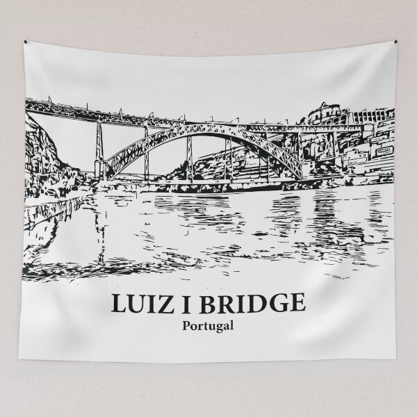 Item preview, Luiz I Bridge - Portugal designed and sold by Lakeric Cityscapes.
