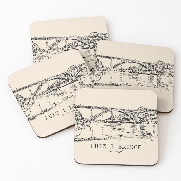 Item preview, Luiz I Bridge - Portugal designed and sold by Lakeric Cityscapes.