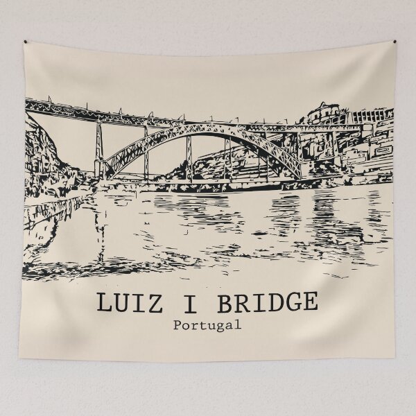 Item preview, Luiz I Bridge - Portugal designed and sold by Lakeric Cityscapes.