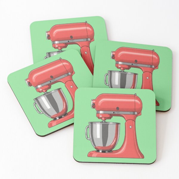 Item preview, Red kitchen mixer  designed and sold by StickersRyous.