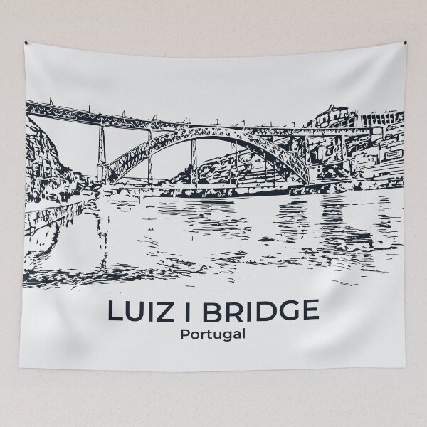 Item preview, Luiz I Bridge - Portugal designed and sold by Lakeric Cityscapes.