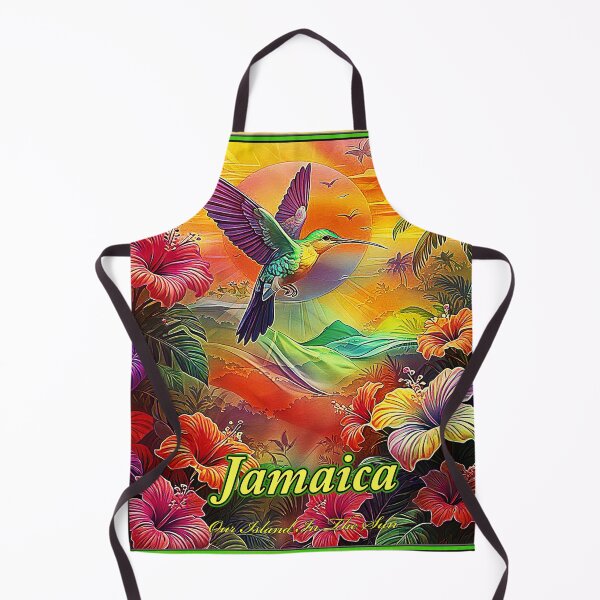 Item preview, Hummingbird in Jamaican garden designed and sold by Artsirayshans.