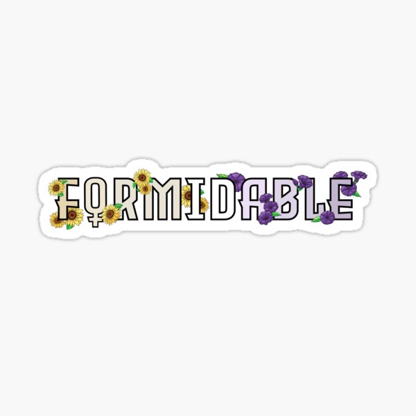 Vista previa del artículo con la obra «Formidable», diseñado y vendido por SillySallyArt.