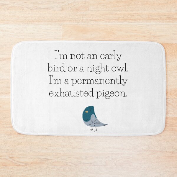 Item preview, exhausted pigeon FUNNY FUN DESIGN designed and sold by Wawamarket.