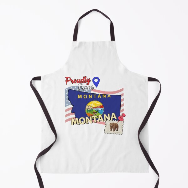 Item preview, Proudly from Montana - USA state design designed and sold by PHRASEandSTYLE.