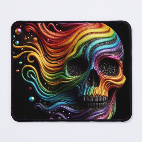 Artikelvorschau, Regenbogen kombinierter schwarzer Totenkopf entworfen und verkauft von Ghostface2025.