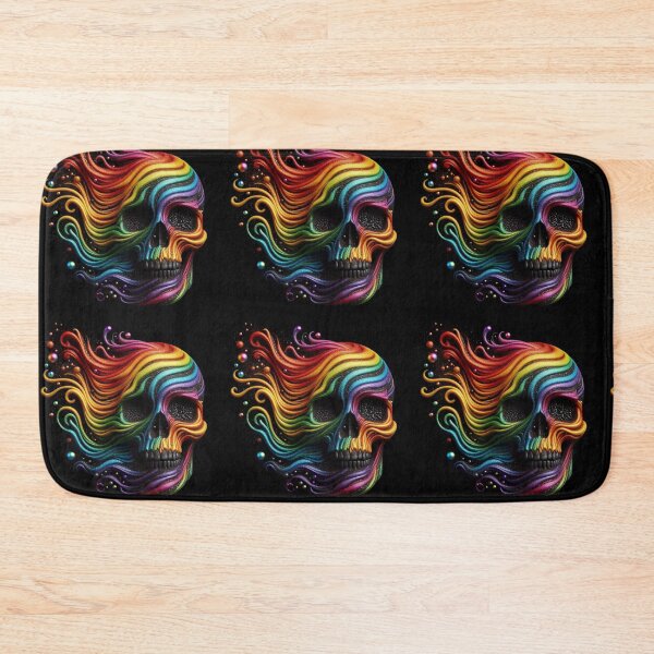 Item preview, Rainbow Combined Black Skull designed and sold by Ghostface2025.
