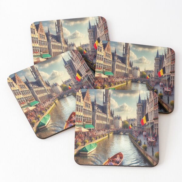 Item preview, Burg Square in Bruges, Belgium designed and sold by MajesticPx.