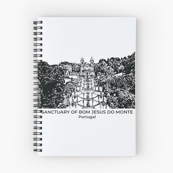 Artikelvorschau, Heiligtum von Bom Jesus do Monte - Portugal entworfen und verkauft von Lakeric Cityscapes.