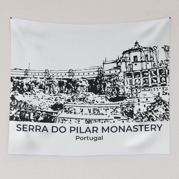 Item preview, Serra do Pilar Monastery - Portugal designed and sold by Lakeric Cityscapes.