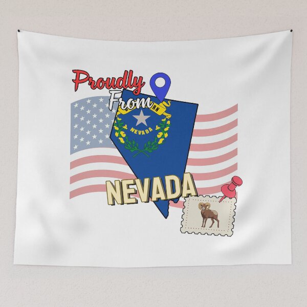 Item preview, Proudly from Nevada - USA state design designed and sold by PHRASEandSTYLE.