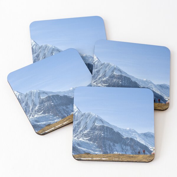 Item preview, Majestic Himalayan Landscape with Stupa and Trekkers designed and sold by shuttergallery.