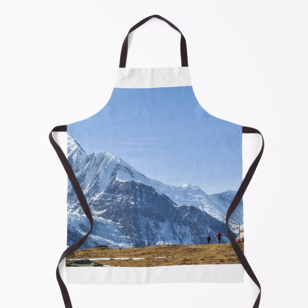 Item preview, Majestic Himalayan Landscape with Stupa and Trekkers designed and sold by shuttergallery.