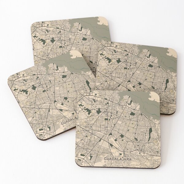 Item preview, Guadalajara City Map Jalisco, Mexico  - Vintage designed and sold by deMAP.