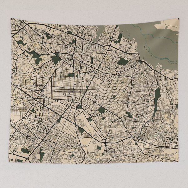 Item preview, Guadalajara City Map Jalisco, Mexico  - Vintage designed and sold by deMAP.