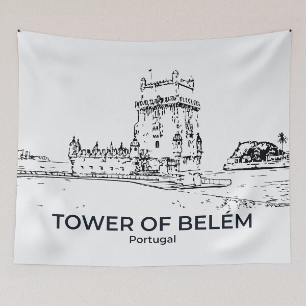 Item preview, Tower of Belém - Portugal designed and sold by Lakeric Cityscapes.