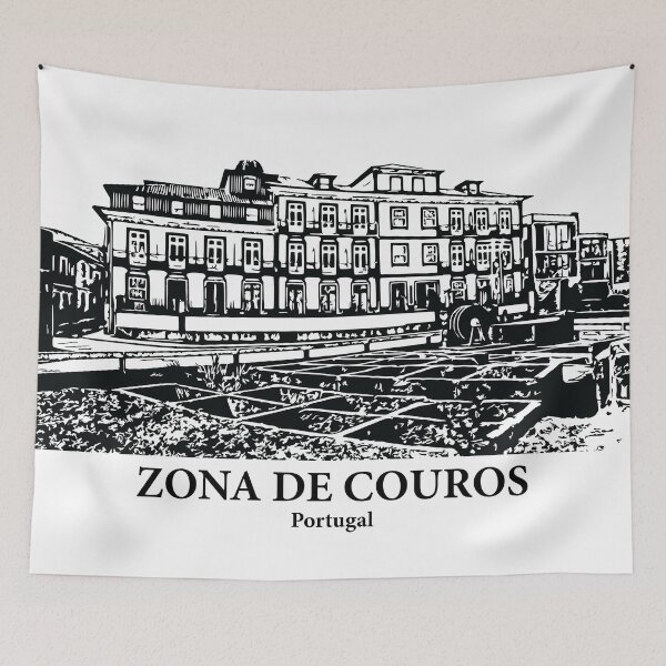 Item preview, Zona de Couros - Portugal designed and sold by Lakeric Cityscapes.
