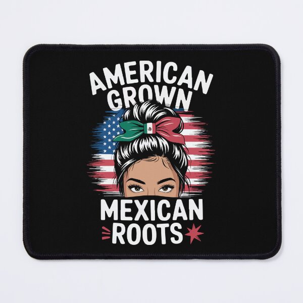 Item preview, American Grown Mexican Roots designed and sold by funnylifeusa.