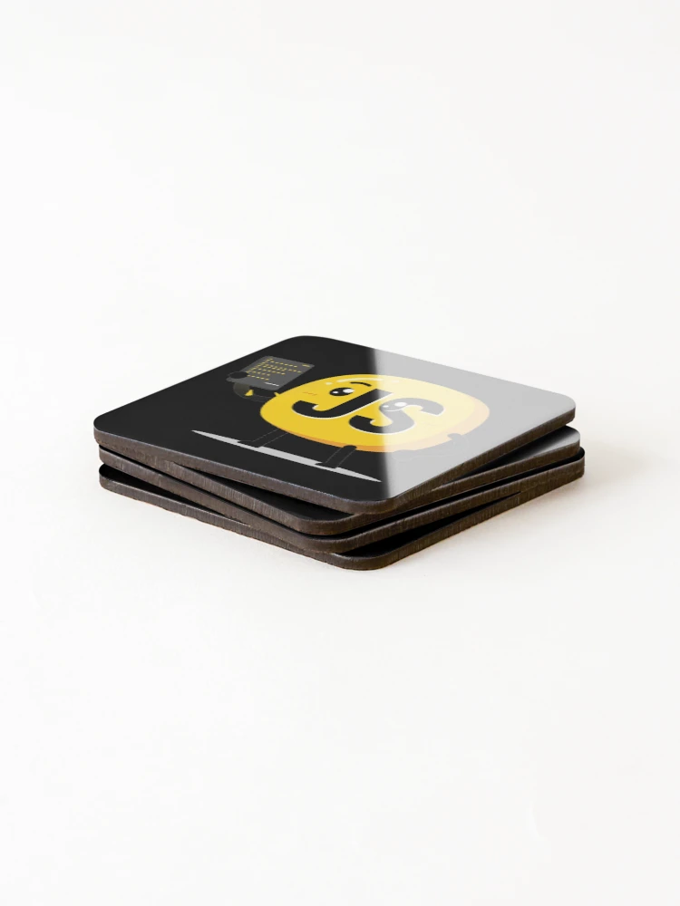 Thumbnail 4 of 5, Coasters (Set of 4), Funny JavaScript designed and sold by GeniusPrint.