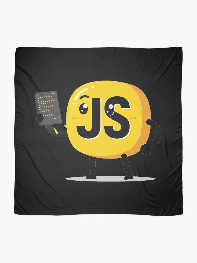 Thumbnail 2 of 3, Scarf, Funny JavaScript  designed and sold by GeniusPrint.