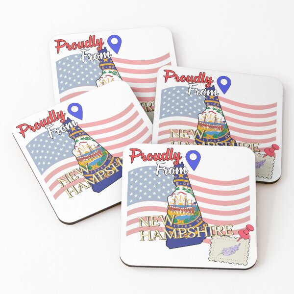Item preview, Proudly from New Hampshire - USA state design designed and sold by PHRASEandSTYLE.