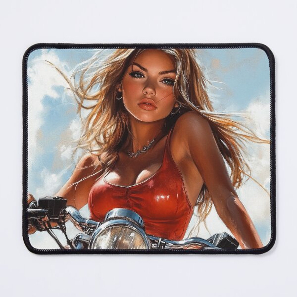 Item preview, Ride Stories – Vintage Motorcycle Postcard Series #27 High Noon Beauty designed and sold by SteadyRolling.