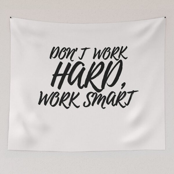 Item preview, DON’T WORK HARD, WORK SMART – DON’T WORRY, BE HAPPY designed and sold by goodFather4ever.