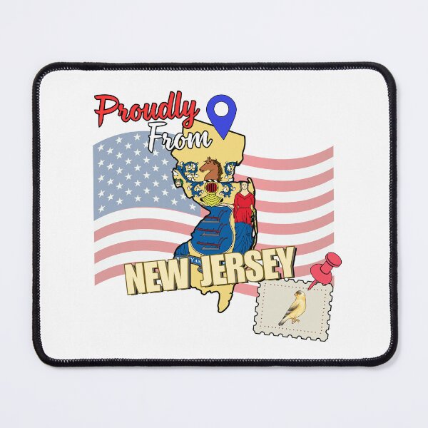 Item preview, Proudly from New Jersey - USA state design designed and sold by PHRASEandSTYLE.