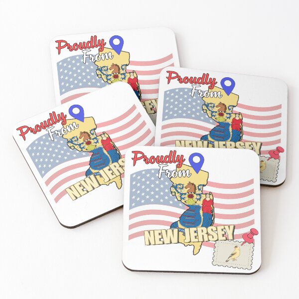 Item preview, Proudly from New Jersey - USA state design designed and sold by PHRASEandSTYLE.