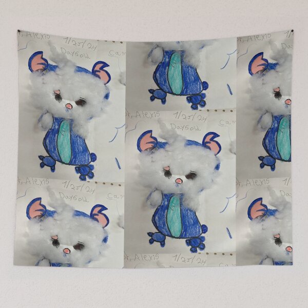 Item preview, 3 day old AngelDust wears a Stitch costume (Request)  designed and sold by HellbornEmma26.