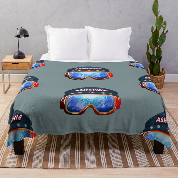 Item preview, Asheville North Carolina ski goggles designed and sold by studioss76.
