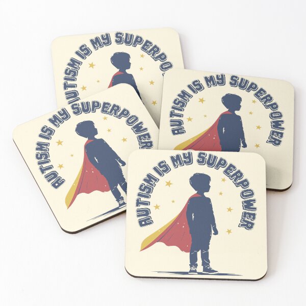 Item preview, Autism Is My Superpower Hero, Neurodiversity Pride designed and sold by FlashCraft Design.