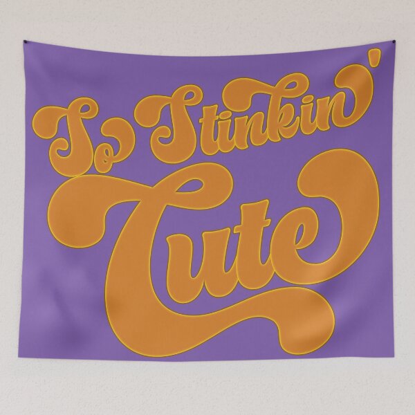 Item preview, So Stinkin' Cute - A Fun Retro Graphic designed and sold by FaeryNuff.