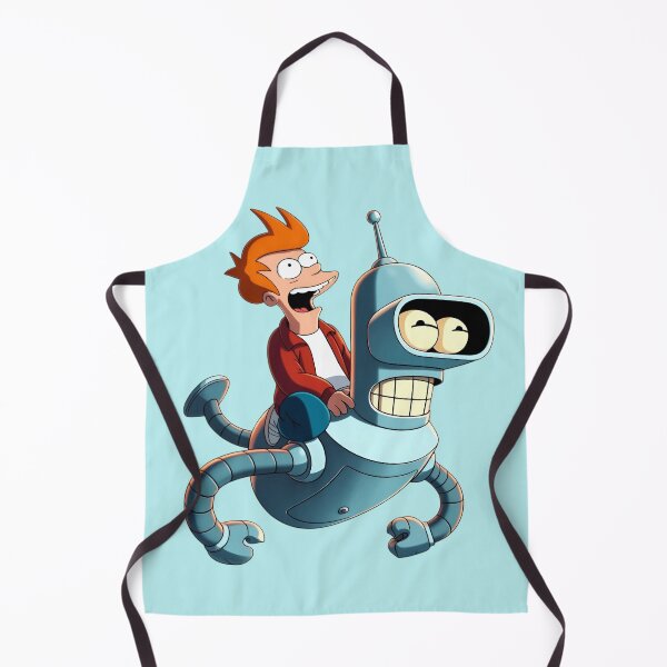 Artikelvorschau, Fry & Bender fliegen – Futurama inspirierte Kunst entworfen und verkauft von skjaldm0.