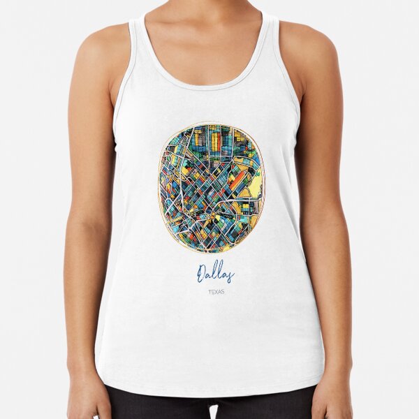 Dallas, TX Racerback Tank Top