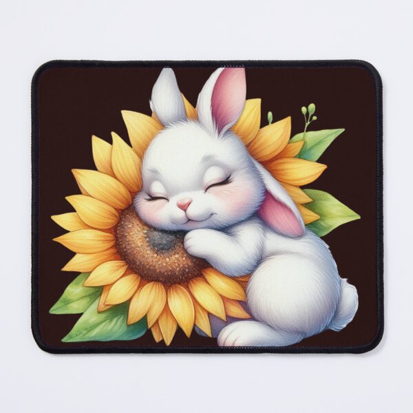 Item preview, Cute Rabbit and Sunflower! designed and sold by fribabywonder.