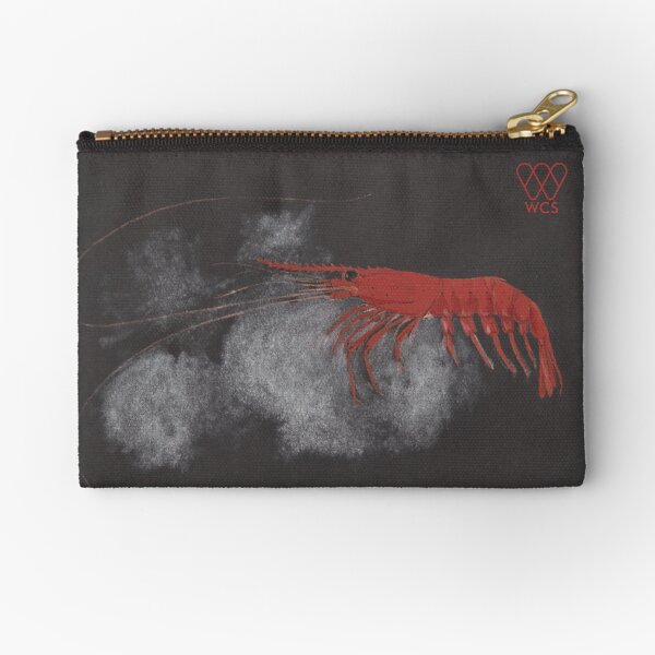 Hudson Canyon Shrimp Zipper Pouch
