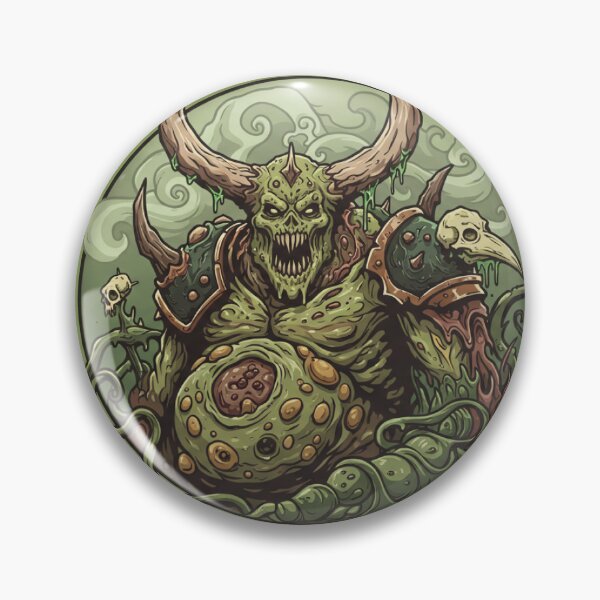 Item preview, Nurgle Chaos Warrior designed and sold by GeniusPrint.