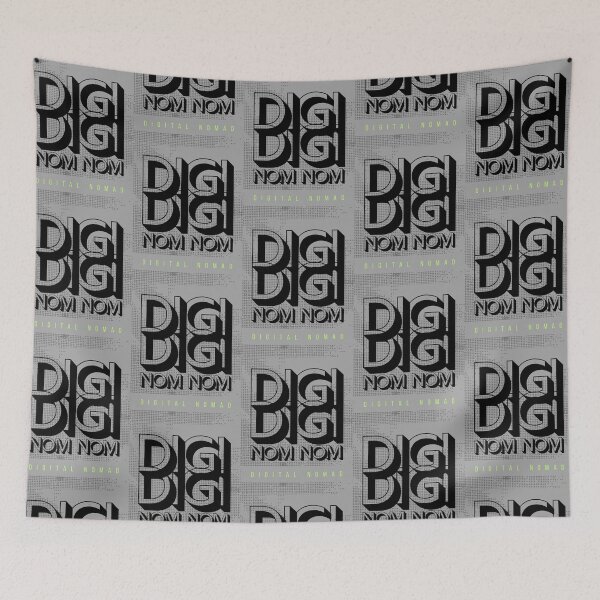 Item preview, Digital Nomad - Digi Digi Nom Nom designed and sold by FlipStitch Tees.