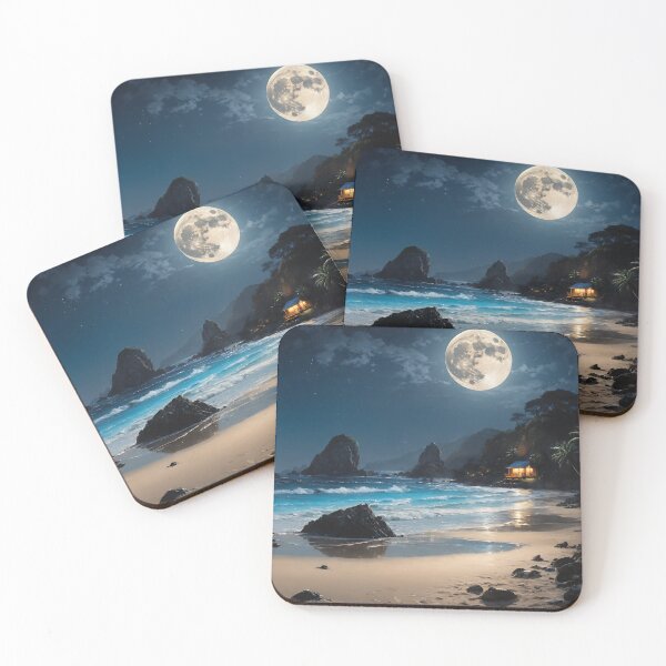 Item preview, Moonlit Beach designed and sold by NeoHues.