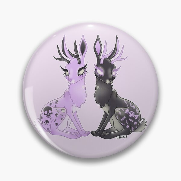Item preview, Pastel Goth Jackalopes designed and sold by JanGrackle.
