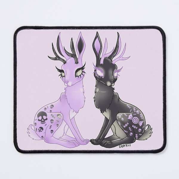 Item preview, Pastel Goth Jackalopes designed and sold by JanGrackle.
