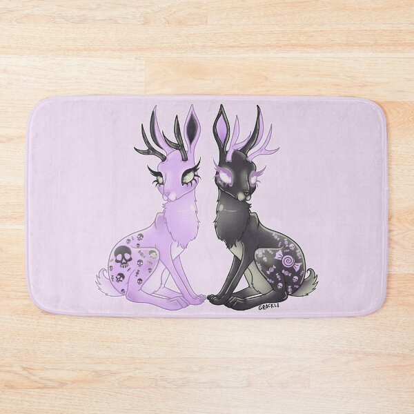 Item preview, Pastel Goth Jackalopes designed and sold by JanGrackle.