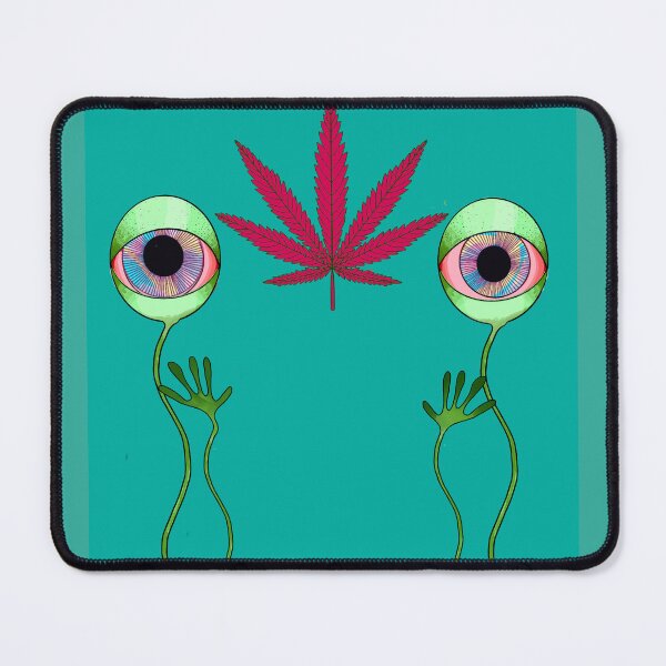Item preview, Sativa Alien Stoner Socks designed and sold by Doodle & Wheel.