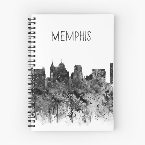 Artikelvorschau, Memphis, Memphis-Skyline, Memphis Florida, Aquarell Memphis entworfen und verkauft von Rosaliartbook.