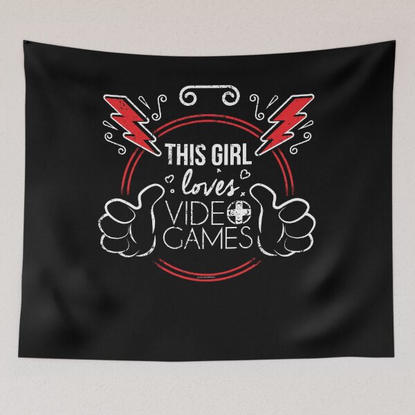 Artikelvorschau, Dieses Mädchen liebt Videospiele Girl Gamer Shirt entworfen und verkauft von shoppzee.