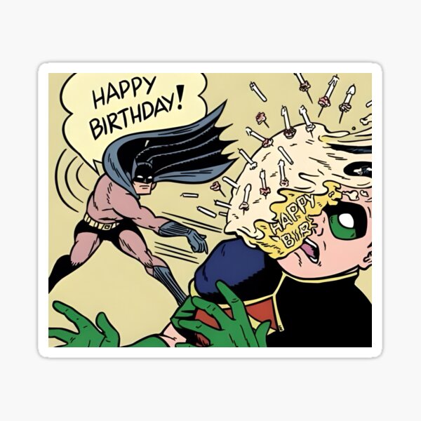 Item preview, Happy Birthday Batman & Robin designed and sold by NovelDaydream.